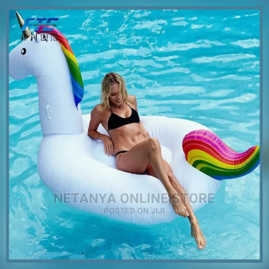 Giant Unicorn Inflatable Floater.