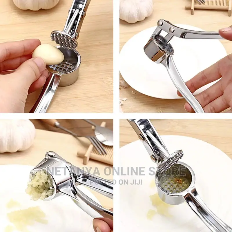 Stainless Steel Garlic Presser
