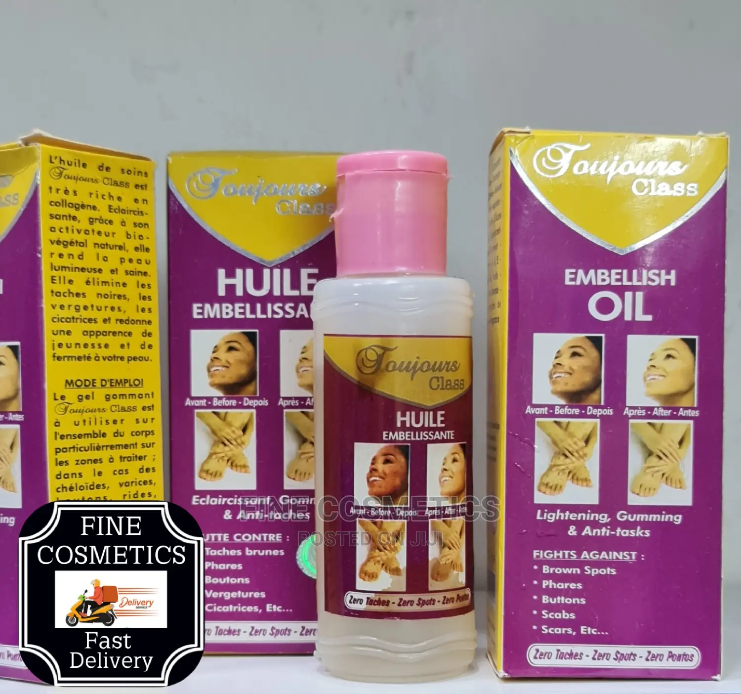 Toujours Class Embellish Zero Spots Whitening Body Oil