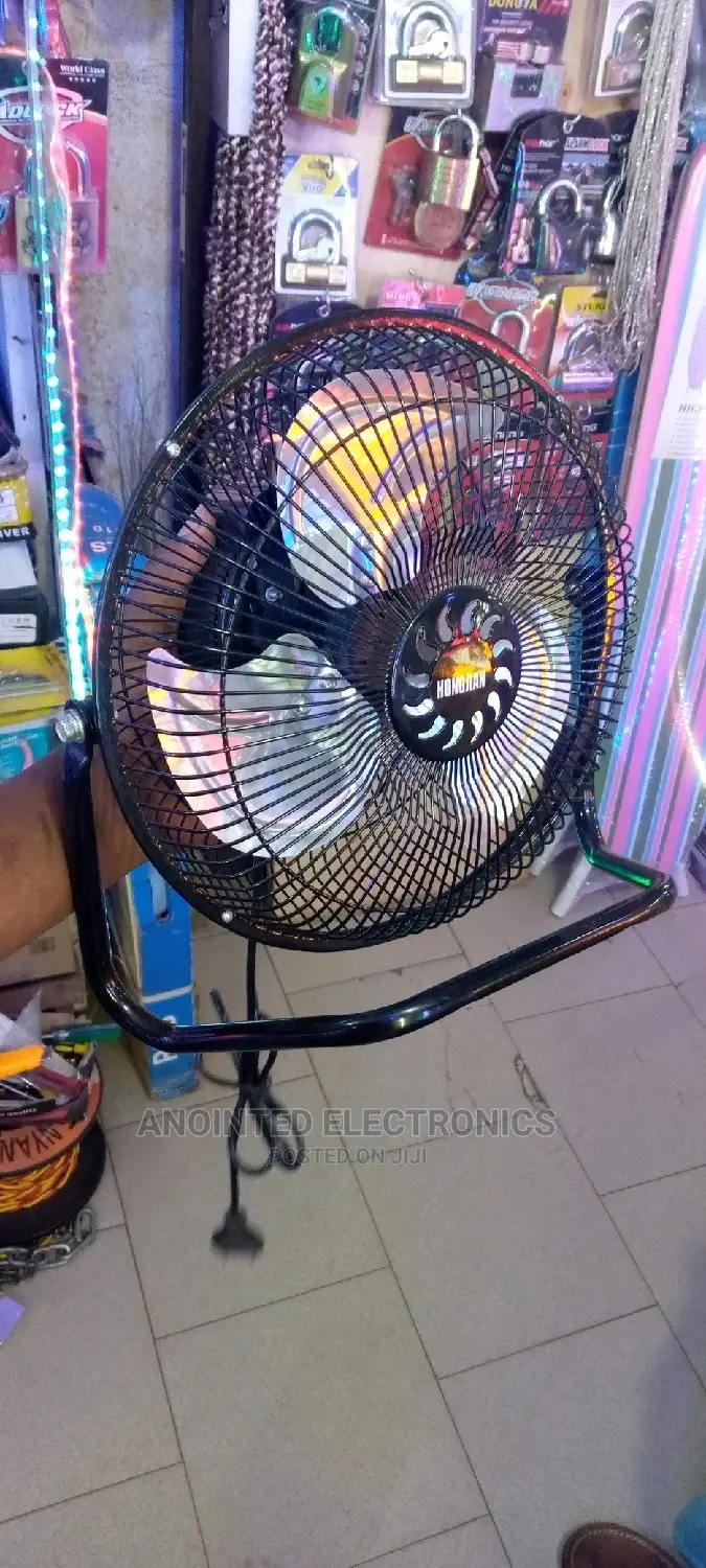 Medium Black Table Fan