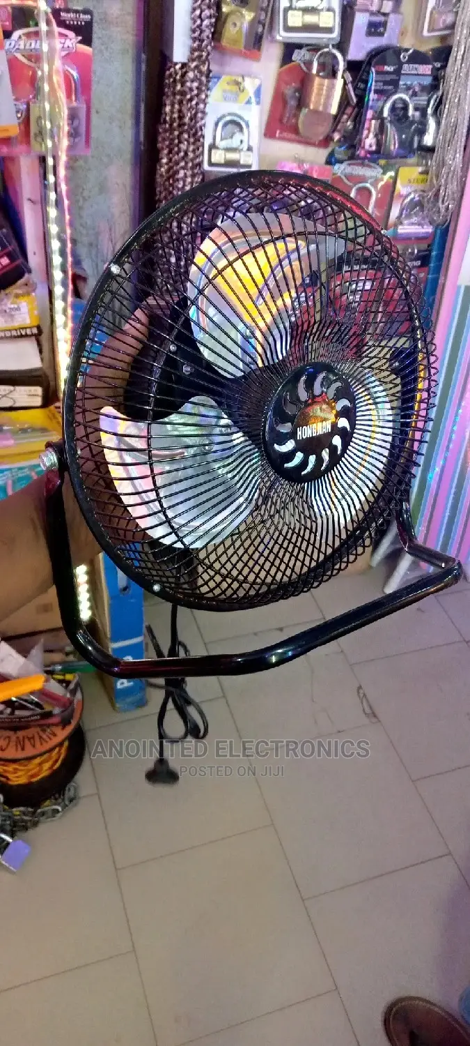 Medium Black Table Fan