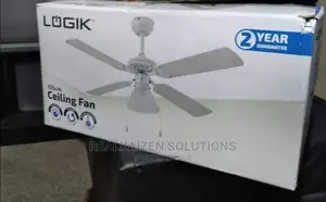 Logik Ceiling Fan With Lightshade 105cm