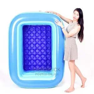 3 Rings Rectangular Kids Swimming Pool