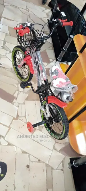 Kids Bike Red and Black Clour