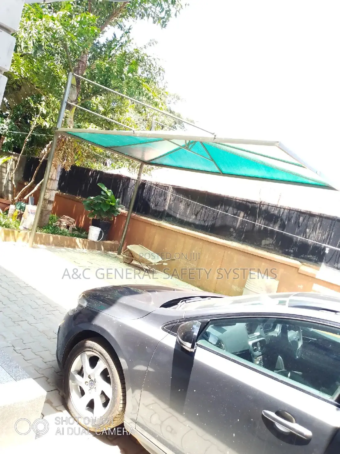 Car Shade Canopy Single Car Water and Sun Proof 100% Roof