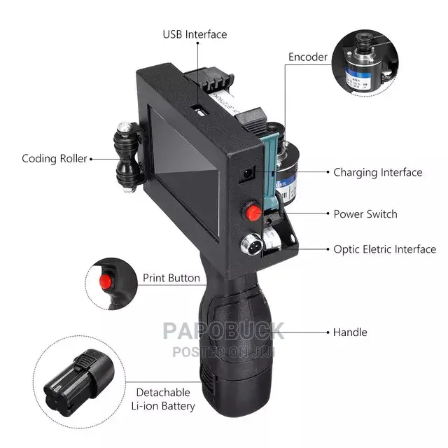 Handheld Inkjet Smart Printer