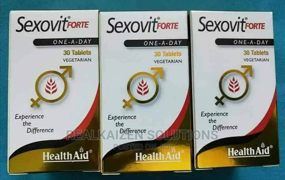 UK Healthaid Sexovit Forte Men and Women 30 Stamina Tablets