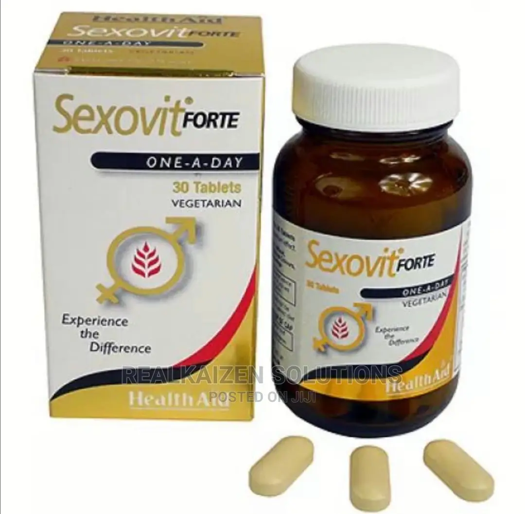 UK Healthaid Sexovit Forte Men and Women 30 Stamina Tablets
