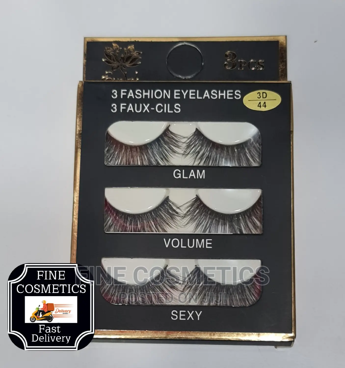 3pairs Makeup Hand-made Dramatic Long Eye Lashes Reusable