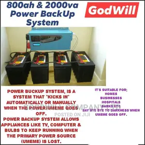 800ah And 2000va Power Backup System