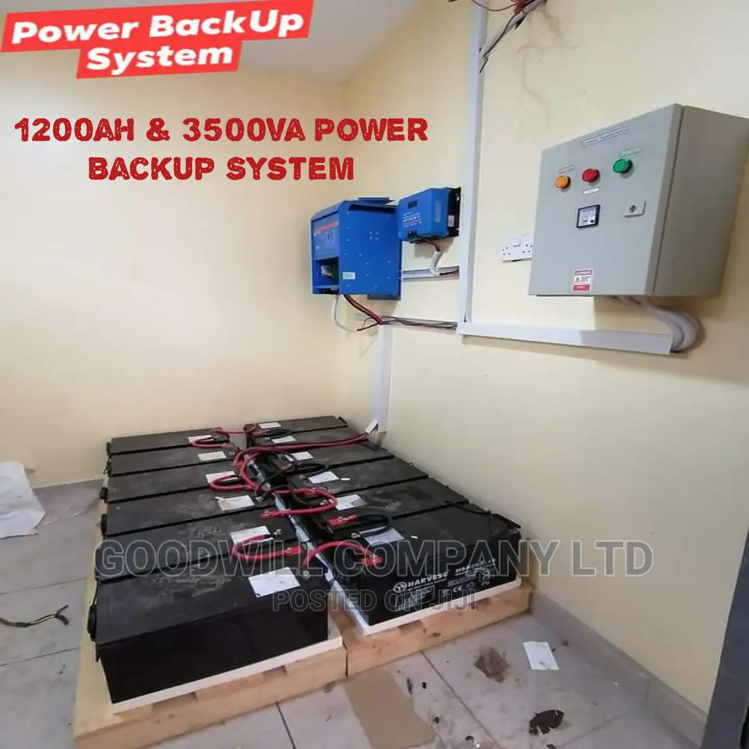 1200ah and 3500va Power Backup System