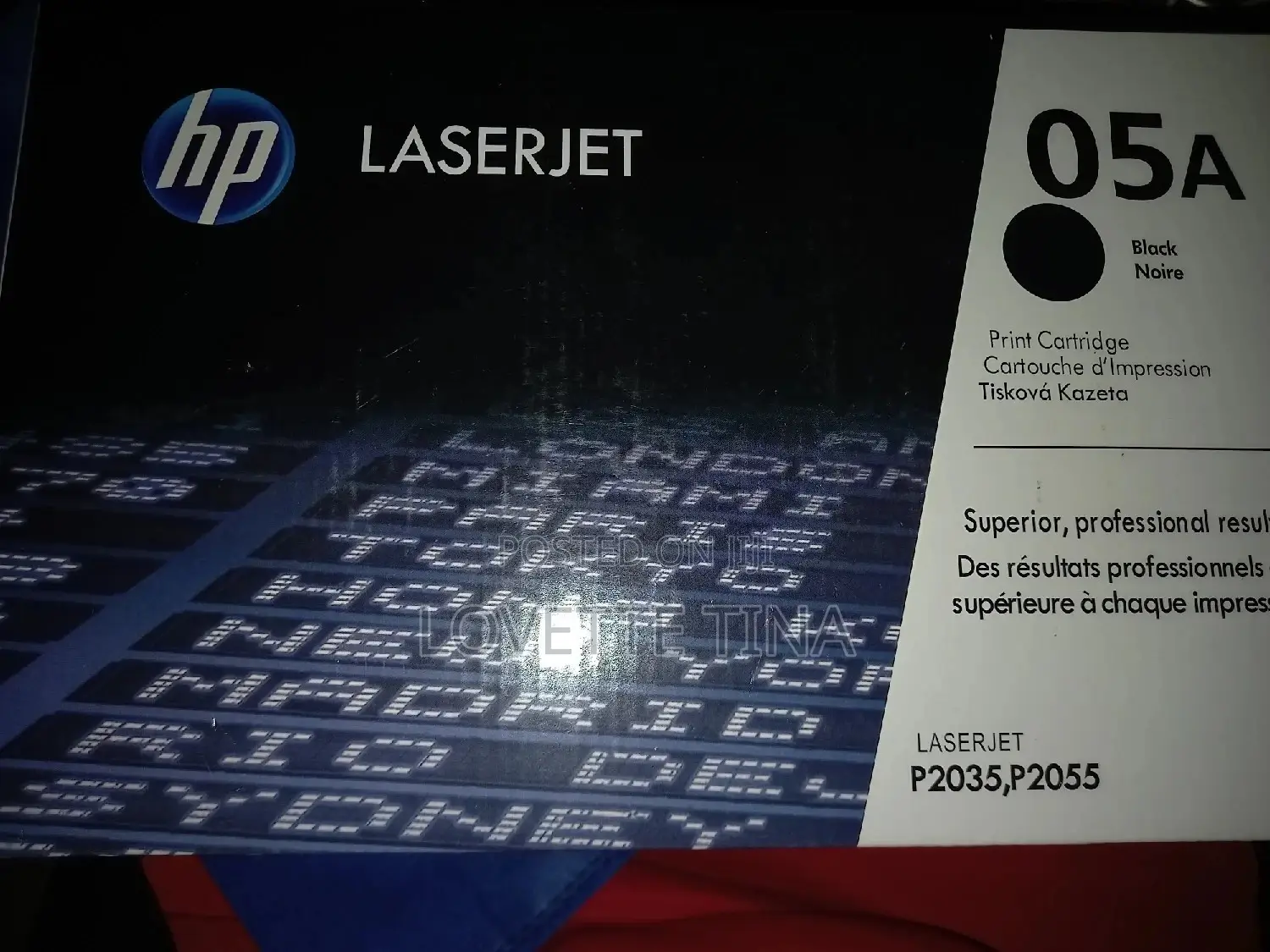 05A Black Print Cartridge Hp Laserjet P2055 ,P2035