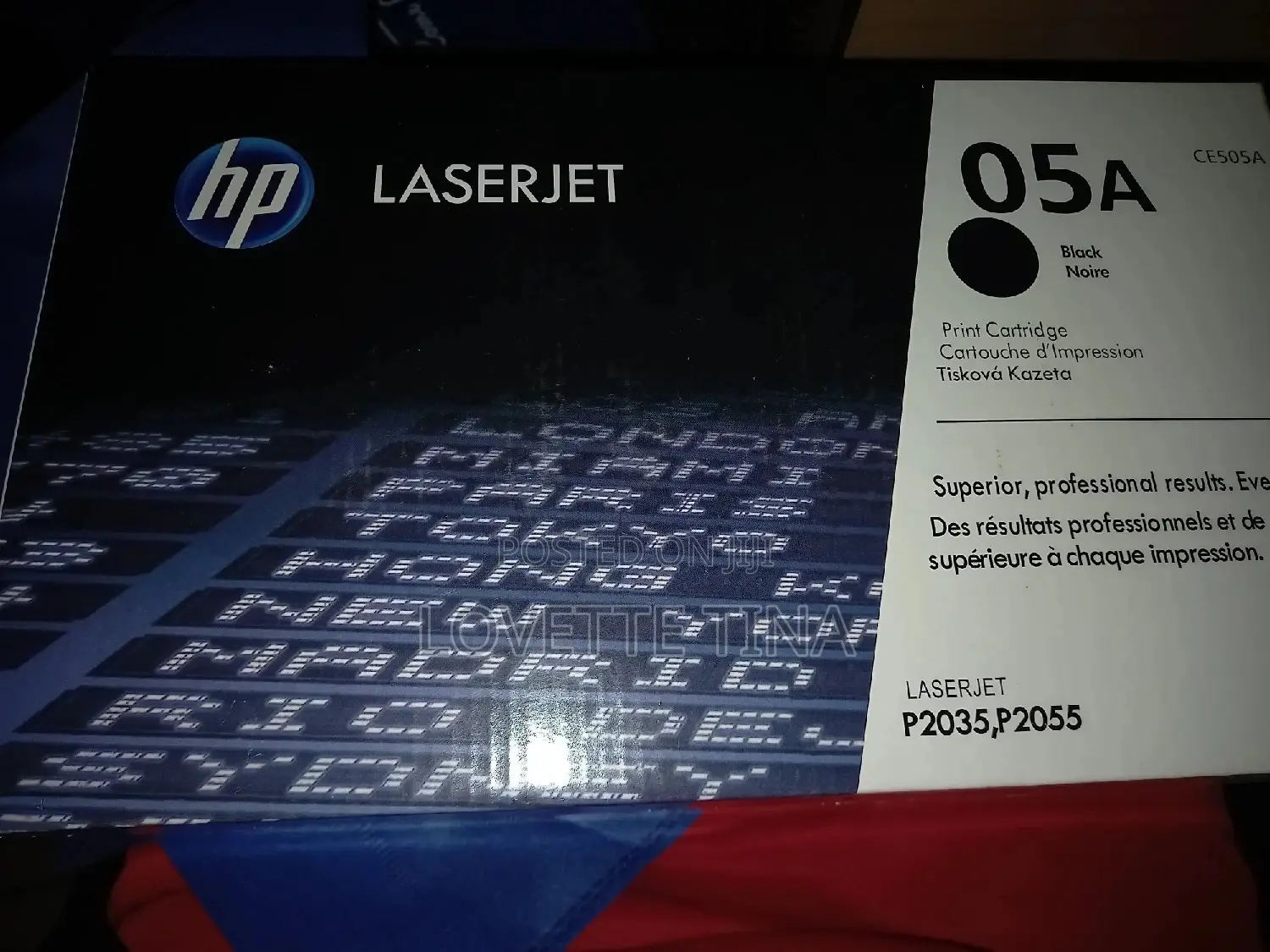 05A Black Print Cartridge Hp Laserjet P2055 ,P2035