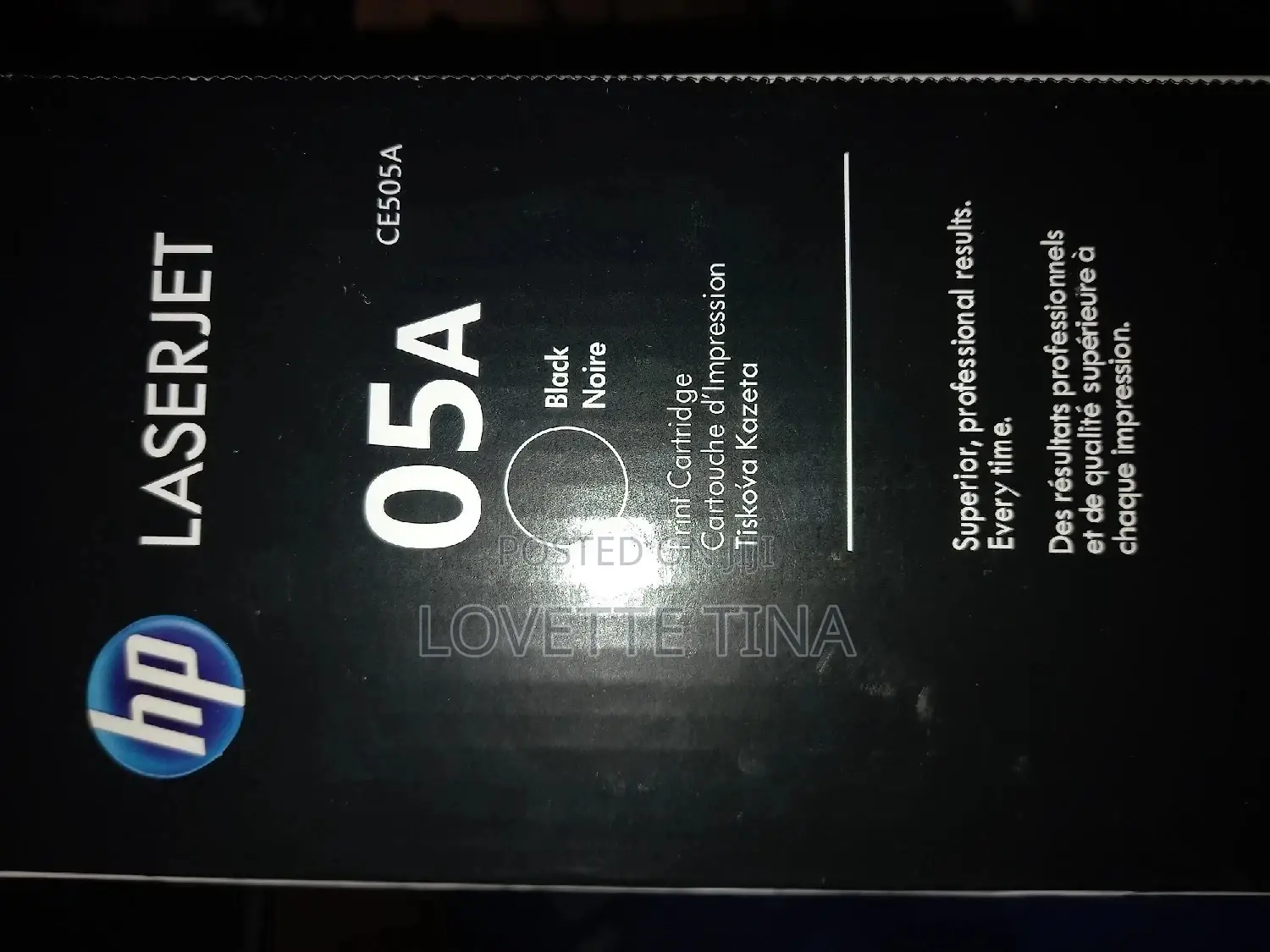 05A Black Print Cartridge Hp Laserjet P2055 ,P2035