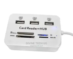USB Ports 2.0 Hub + 3 in 1
 SD Card Reader