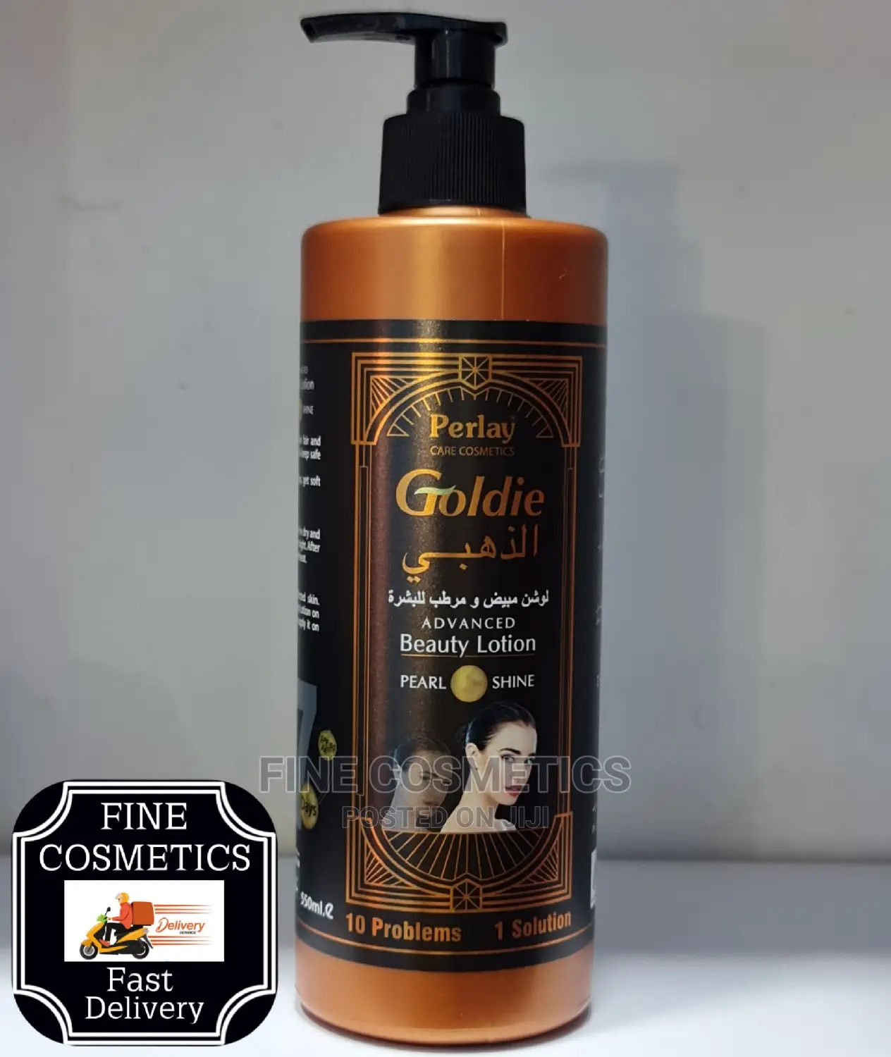 Perlay Goldie Advanced Beauty Lotion 10 Problems, 1 Solution