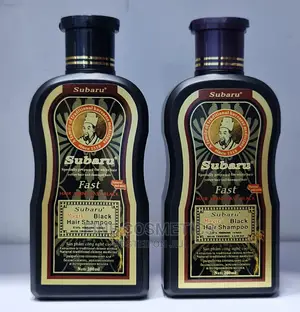 Subaru Magic Black Hair Shampoo Dye 5 Minutes White to Black