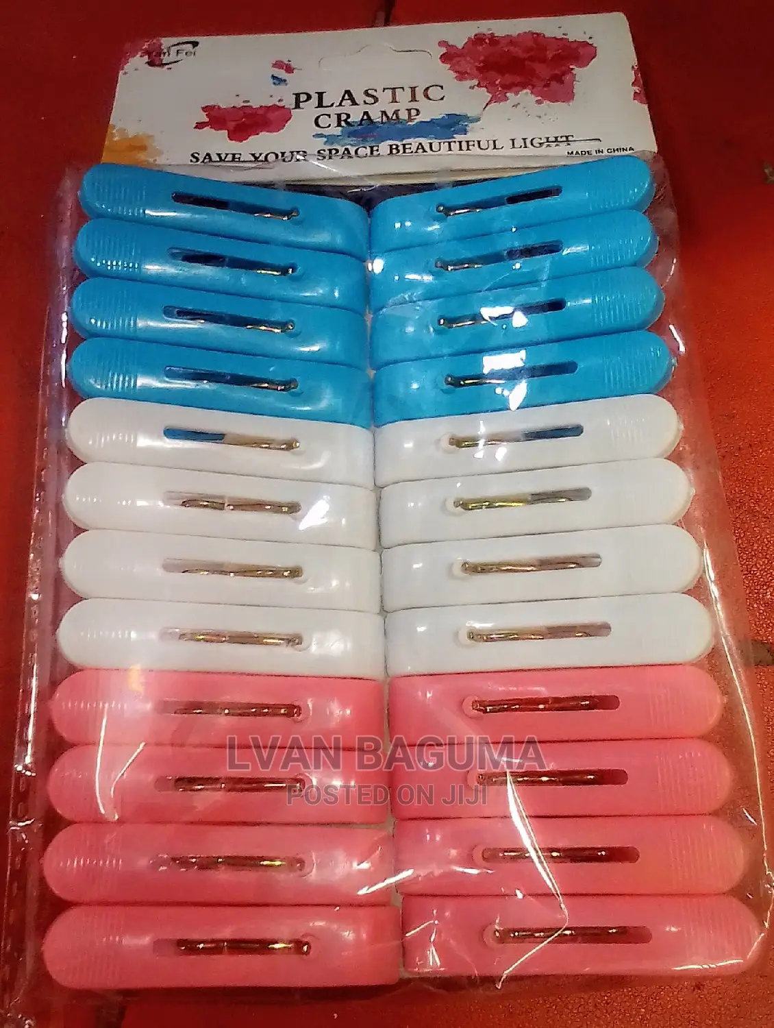 24 In A Pack Plastic Pegs