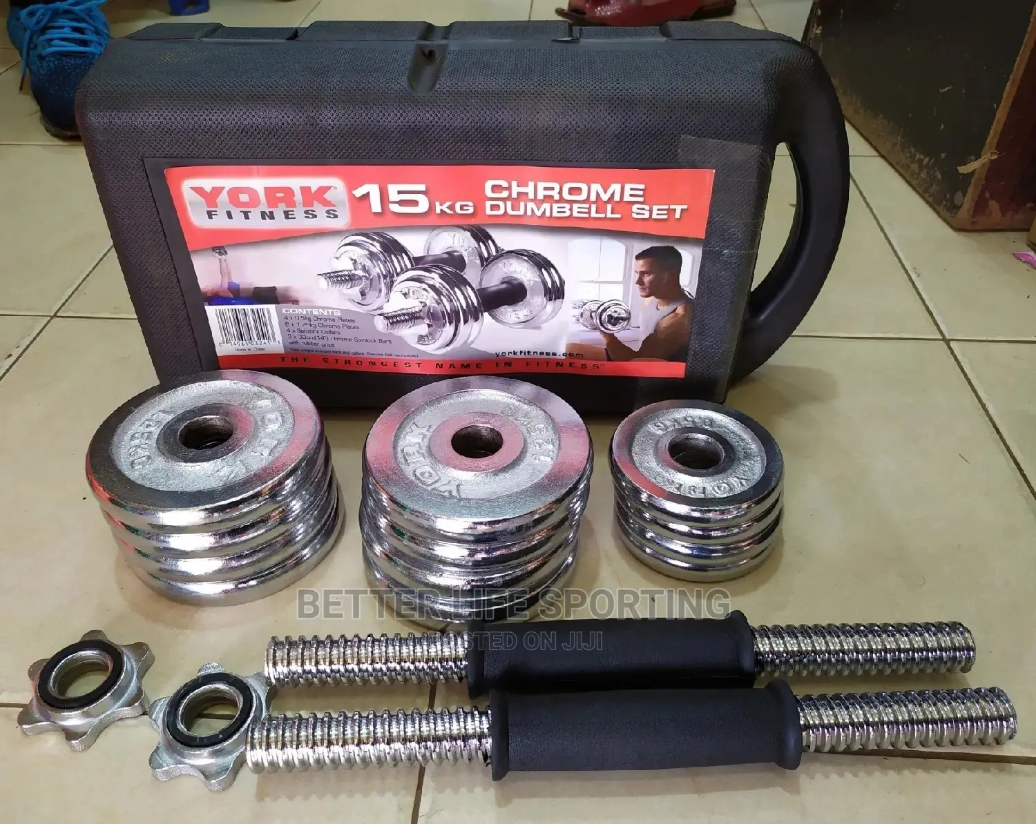 15 Kg Dumbbells Set York