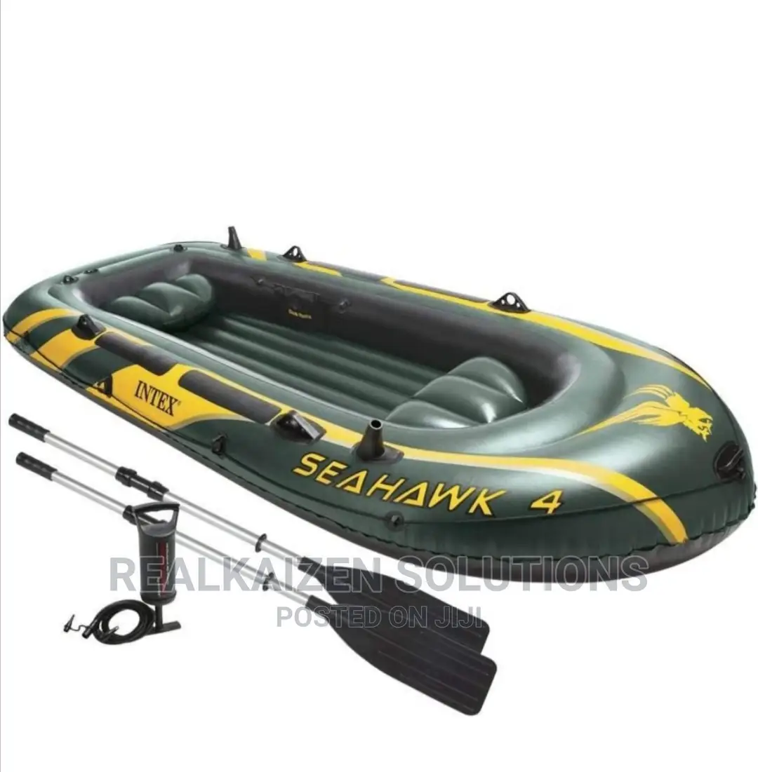 Intex Seahawk 4 Inflatable Boat for 4 People