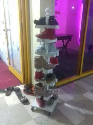 Metallic Shoe Rack