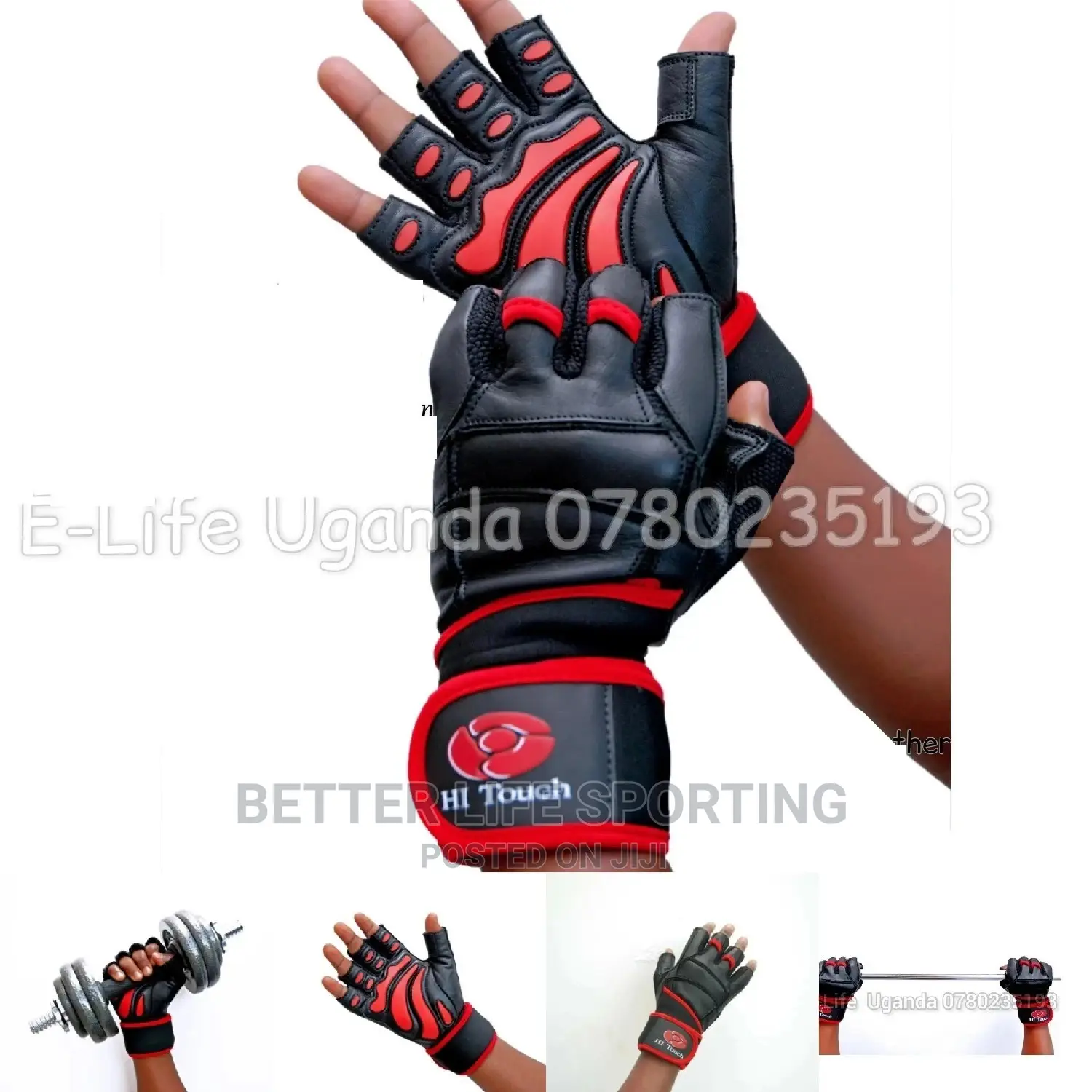 Fitness Glove With Wrist Support.