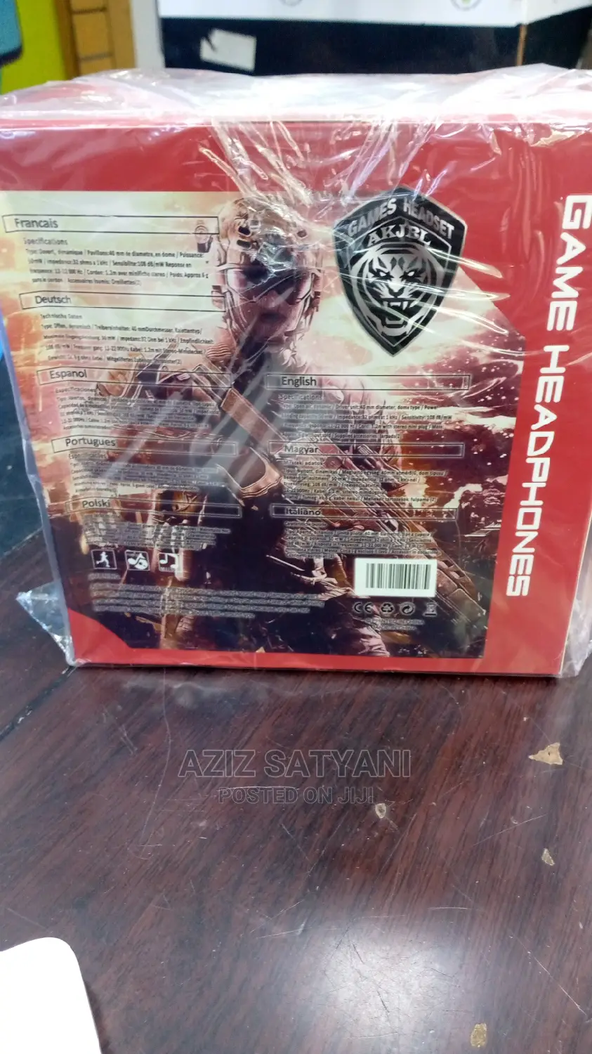 Wired Gaming Headset Clear and Crystal Voice Control V2 HD