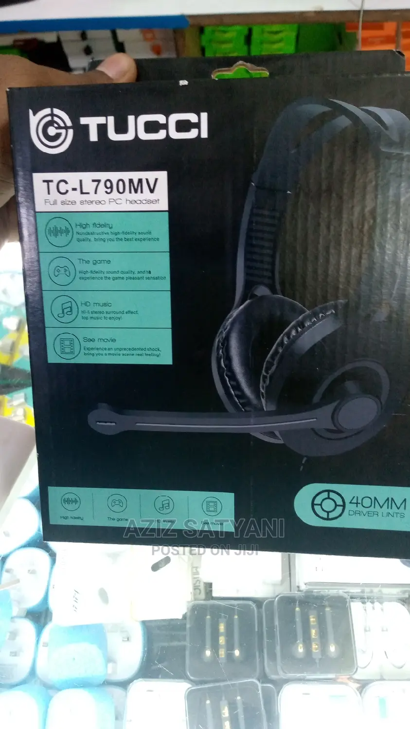 Wired Gaming Headset Clear and Crystal Voice Control V2 HD
