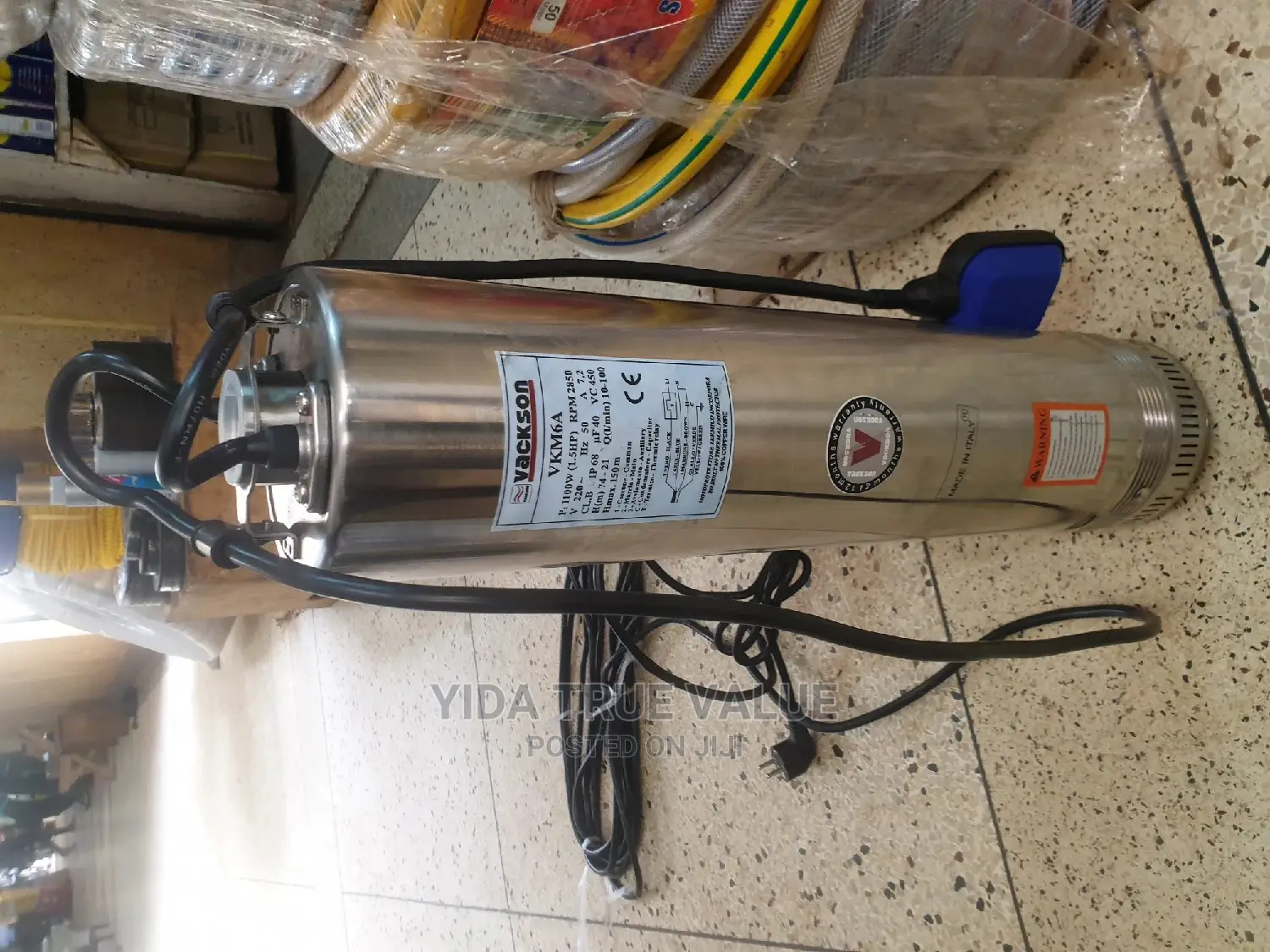 Vackon Submissable Water Pump 150m , Its Made From Italy