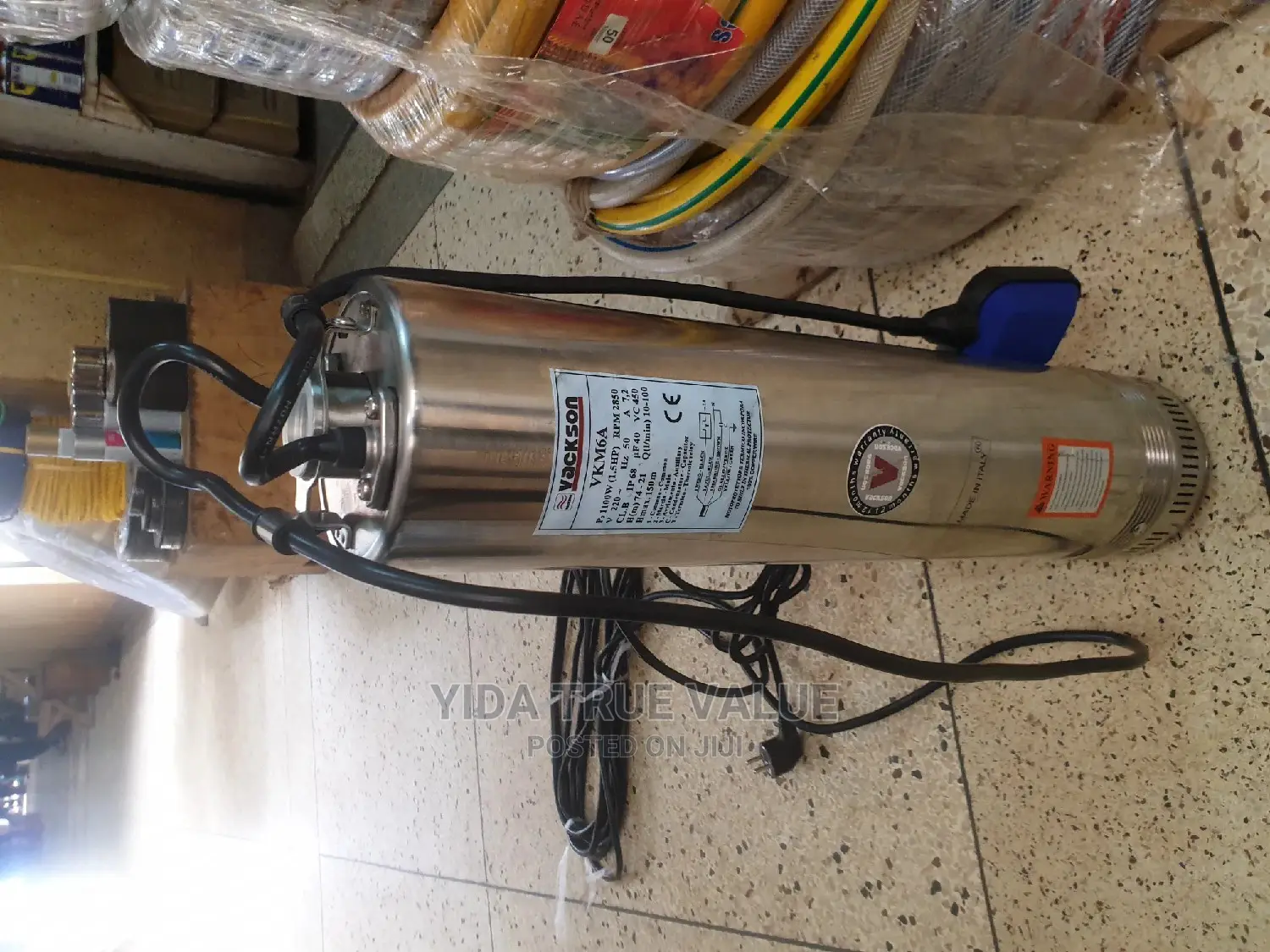 Vackon Submissable Water Pump 150m , Its Made From Italy