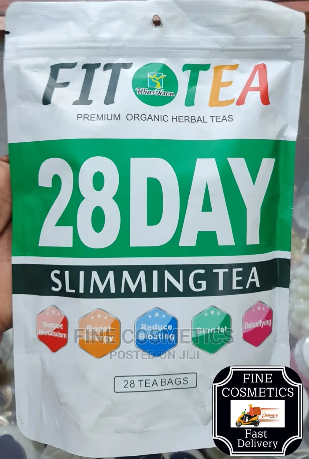 FIT TEA Organic Premium Herbal 28 Days Slimming Tea Bags