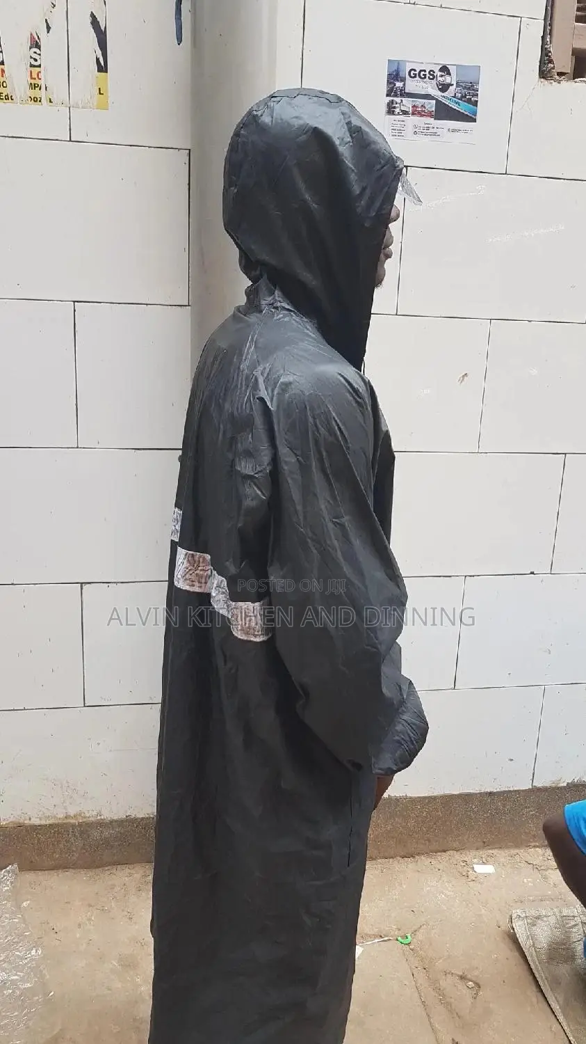 Unisex Waterproof Raincoat With Hood For Adult