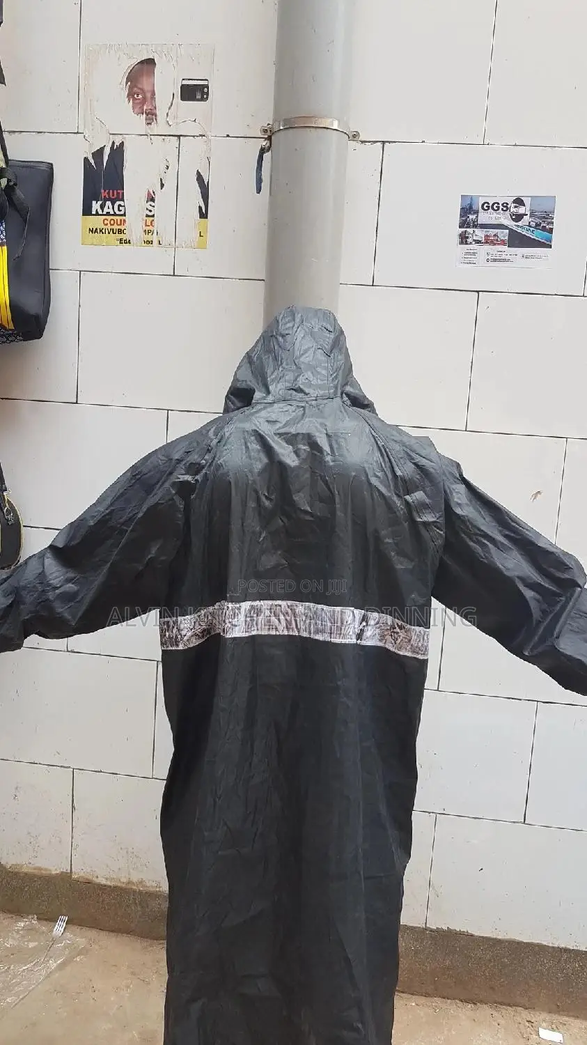 Unisex Waterproof Raincoat With Hood For Adult