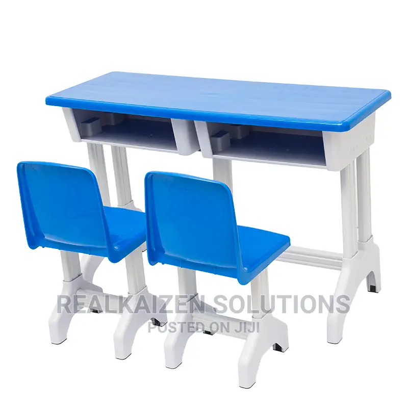 Quality Kids Single Sturdy Plastic Strong Desk And Chair Set