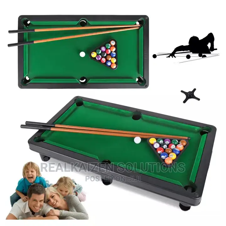 Kids Mini Champion Billiard Game Snooker Ball Pool Table