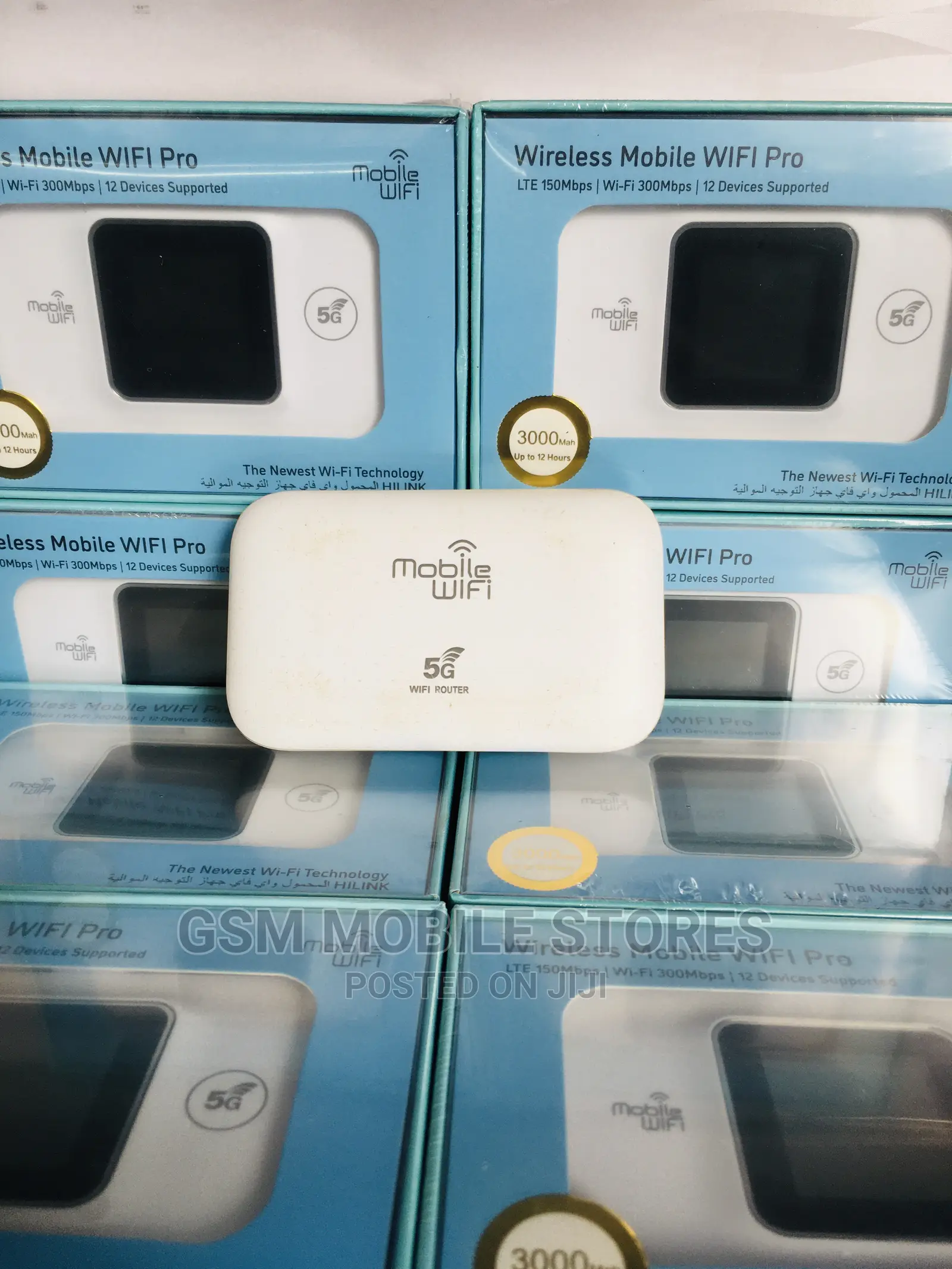 4g/5g Mobile Wifi 3000mah Battery Supports All Networks
