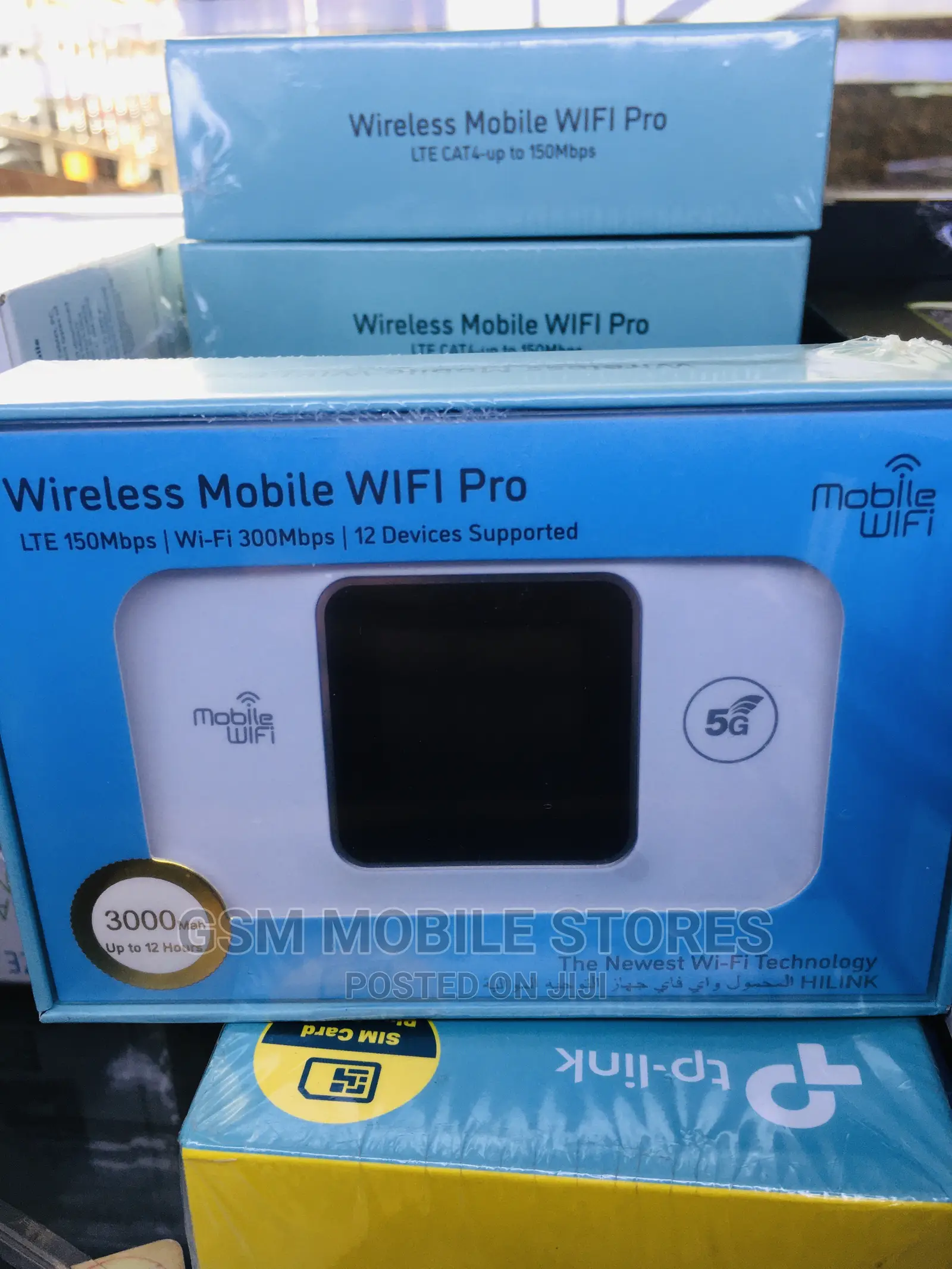 4g/5g Mobile Wifi 3000mah Battery Supports All Networks