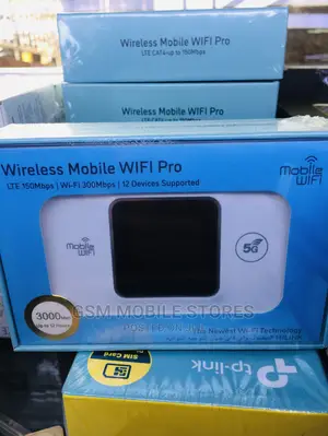 4g/5g Mobile Wifi 3000mah Battery Supports All Networks