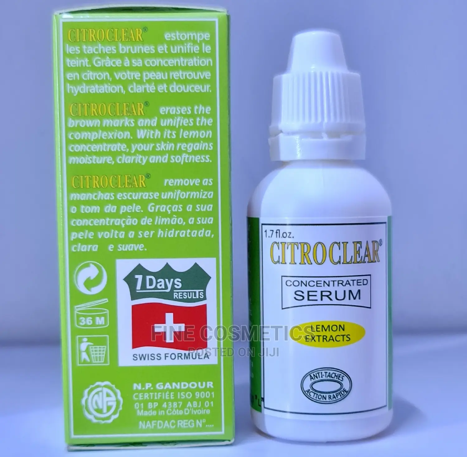 Citroclear Concentrated Face and Body Serum With Lemon Oils
