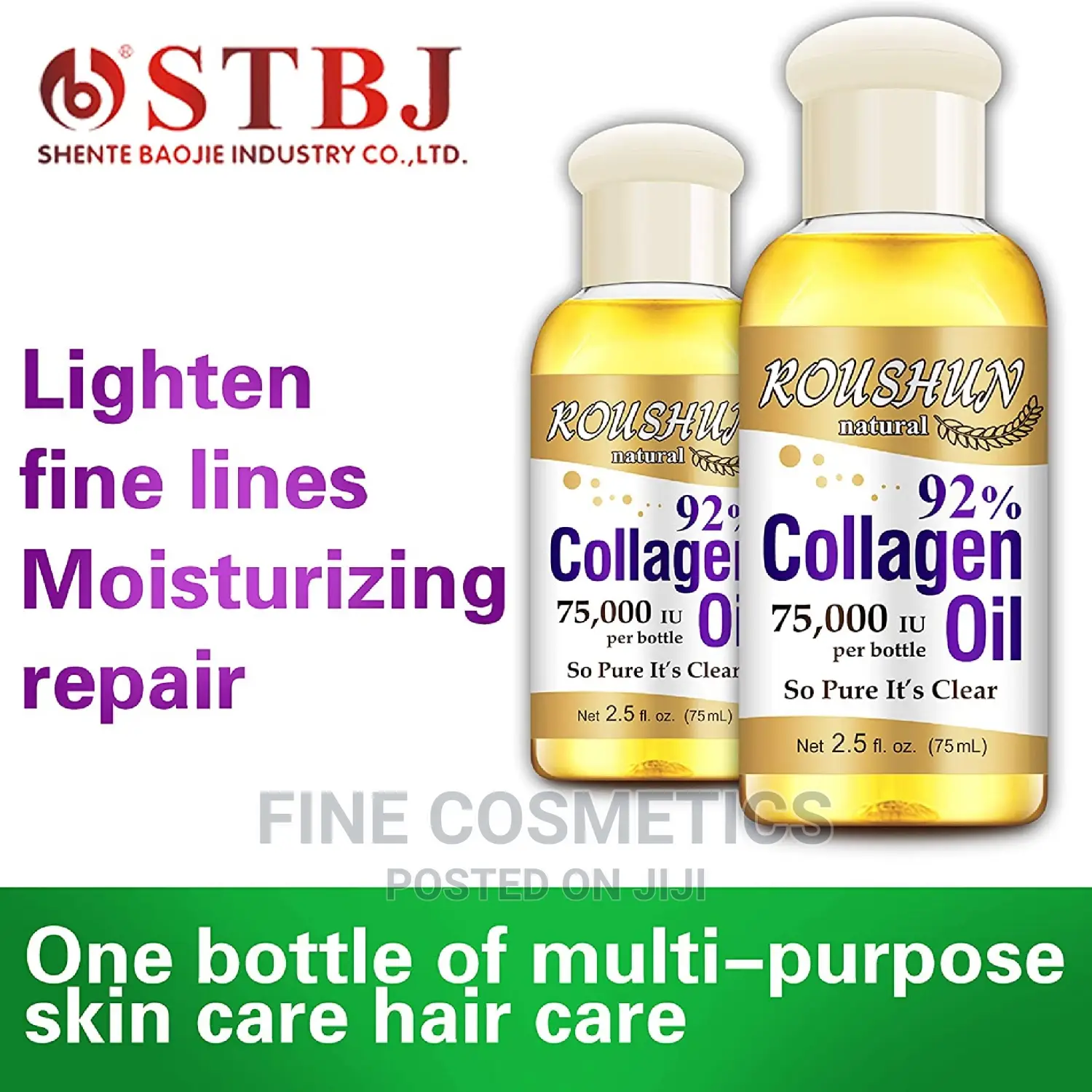 Roushun Natural 92% Collagen Oil, So Pure Anti-Aging Oil