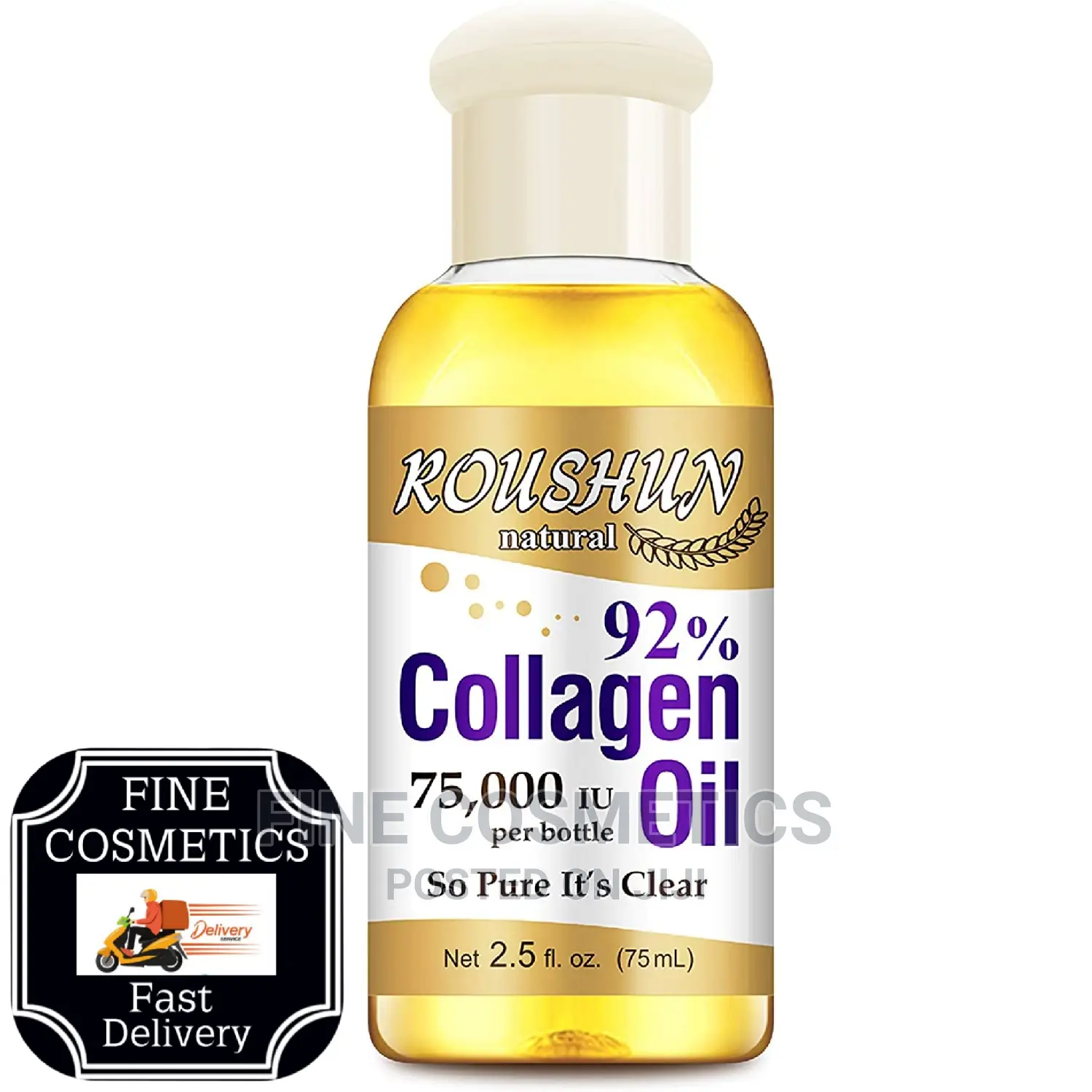 Roushun Natural 92% Collagen Oil, So Pure Anti-Aging Oil