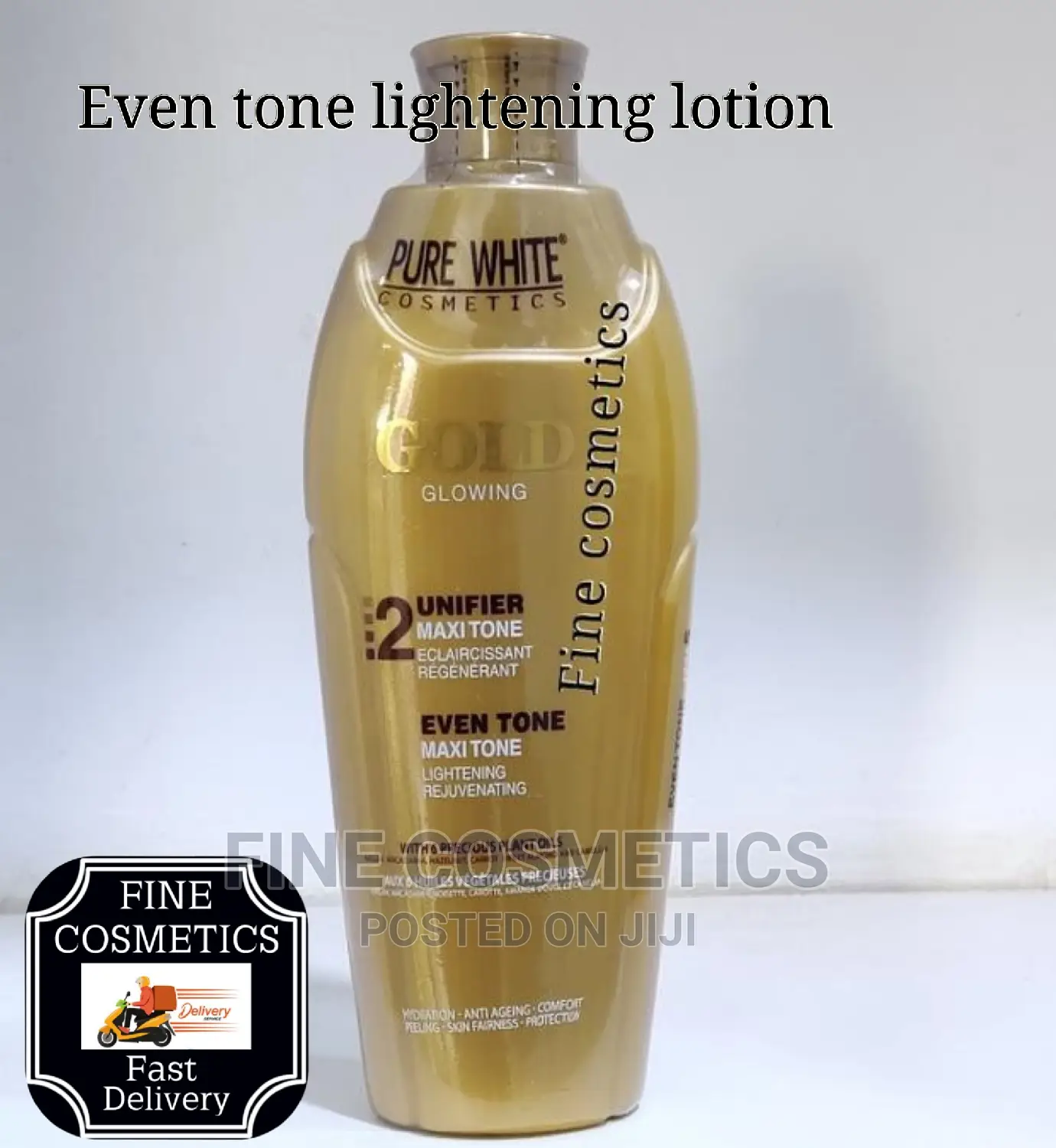 Pure White Gold Set of 6; Lotion,Serum,Soap,Oil,Tube and Gel
