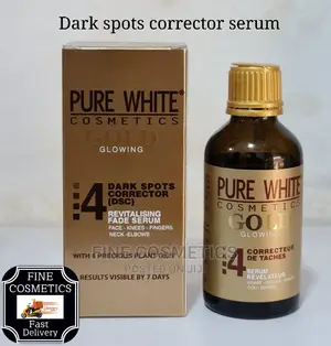 Pure White Gold Set of 6; Lotion,Serum,Soap,Oil,Tube and Gel