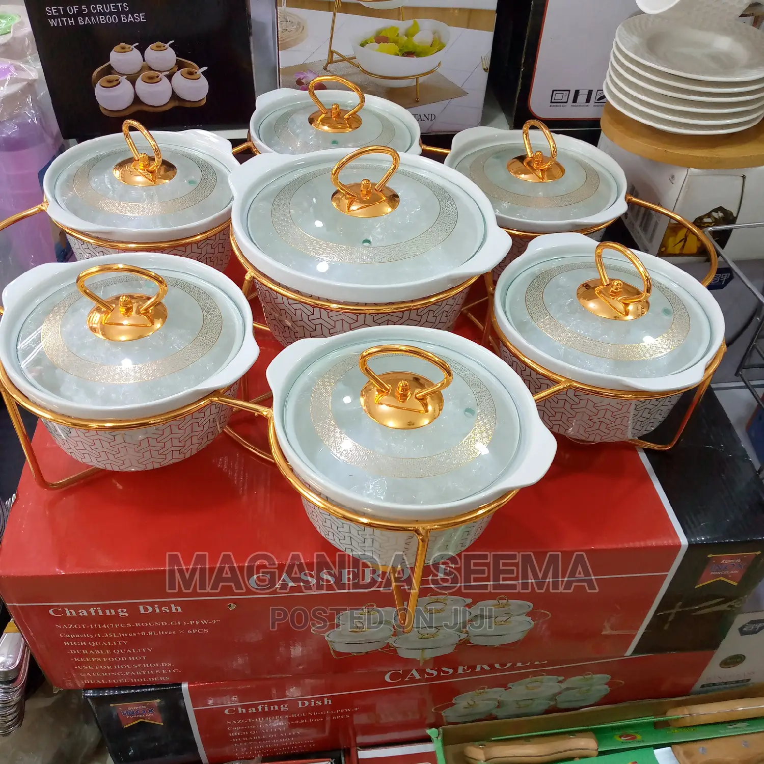 Canister Stand Serving Dishes
