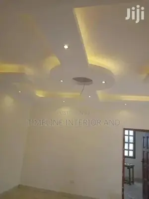 Photo - Living Room Gypsum Ceiling Installation