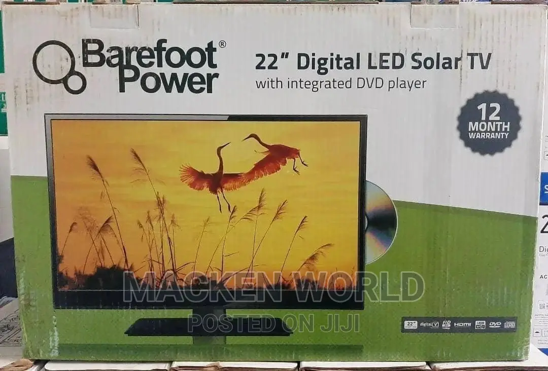 22" Barefoot Solar Power Digital TV