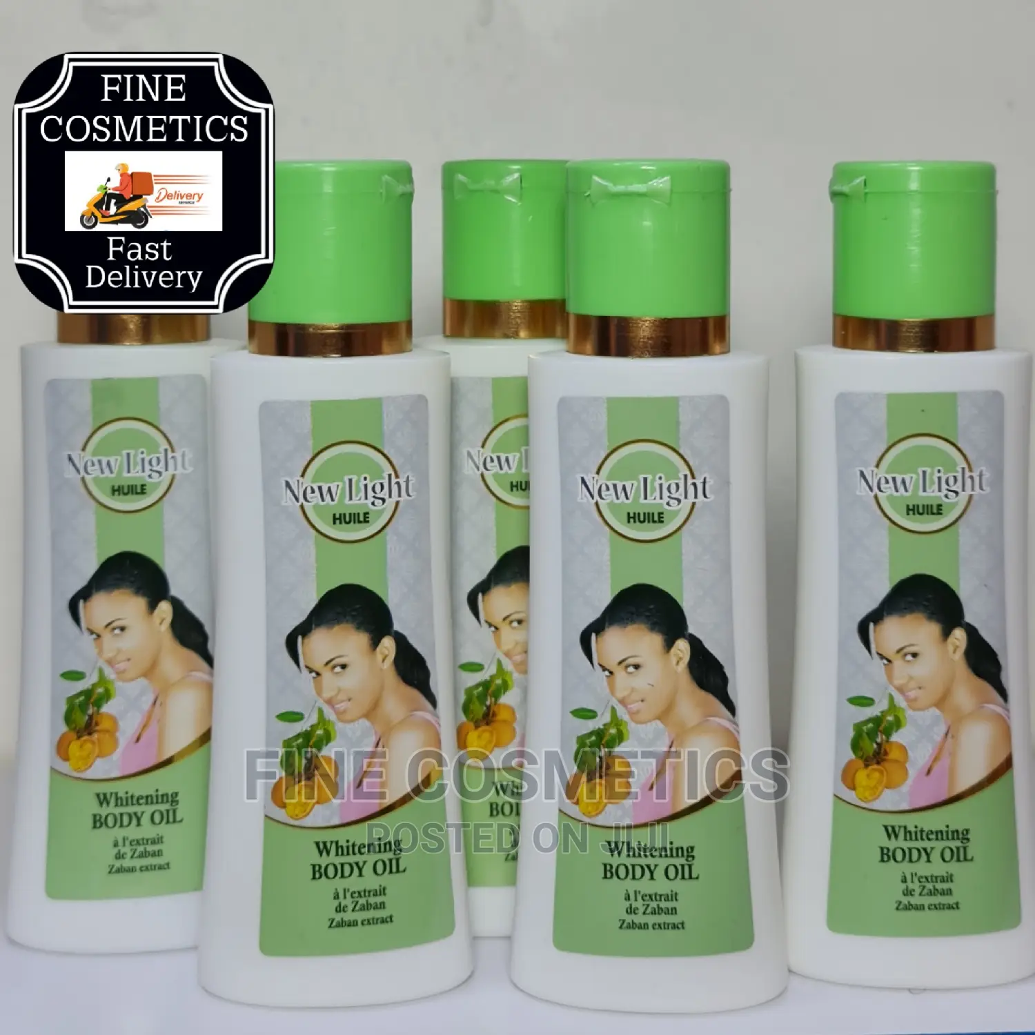 New Light Whitening Body Oil With Zaban 3.5 Oz/ 100 Ml