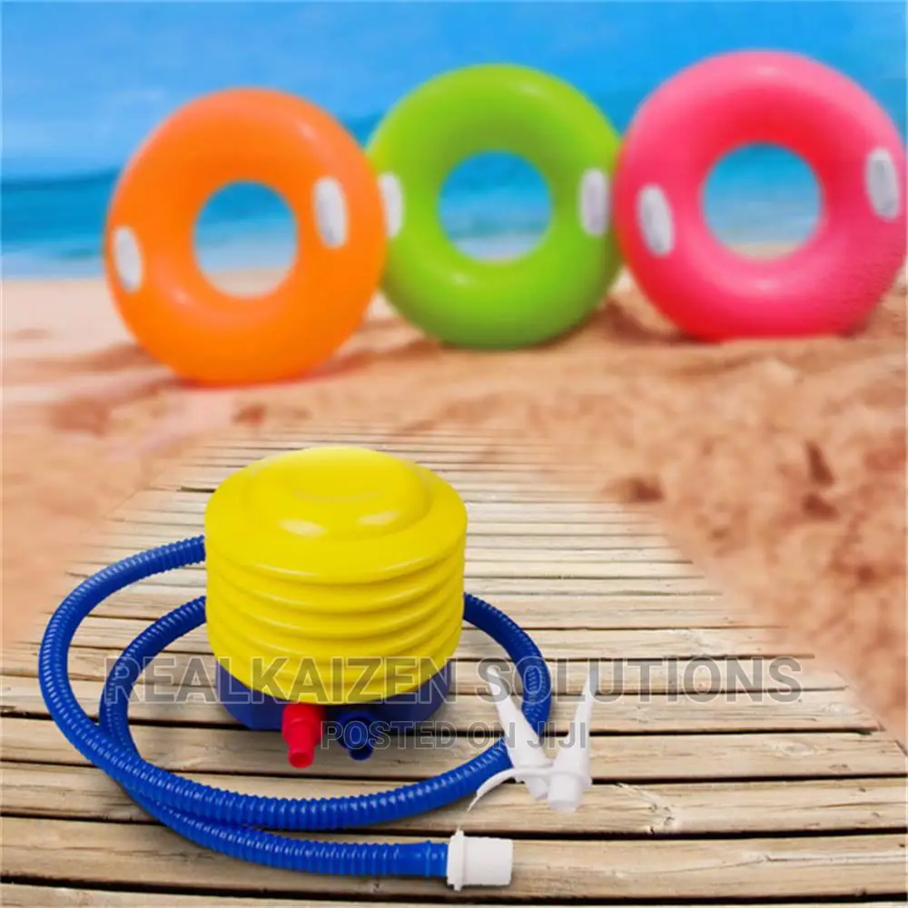 Foot Pedal Balloon Swim Ring Effortless Air Inflat Pump 10cm