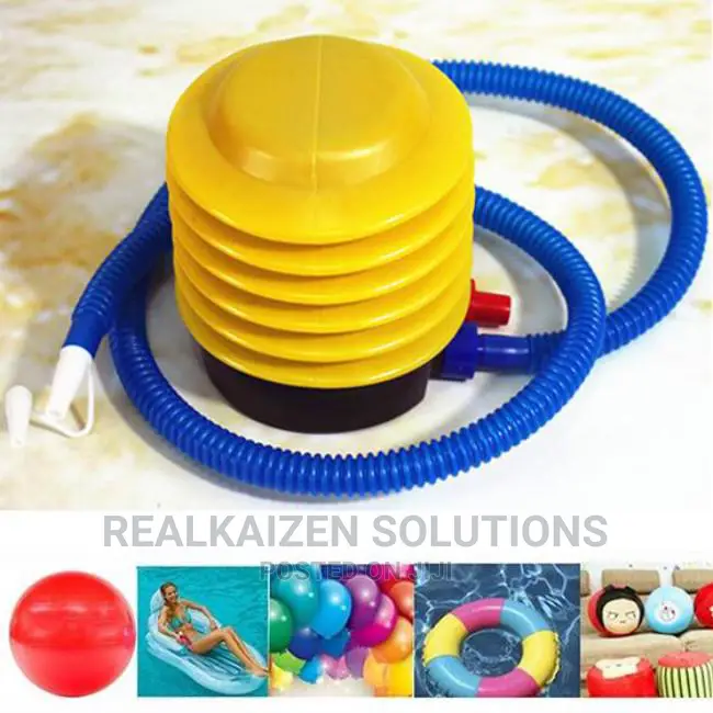 Foot Pedal Balloon Swim Ring Effortless Air Inflat Pump 10cm
