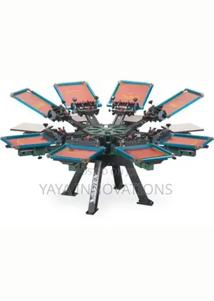 8 Colors 8 Station Screen Printing Machine